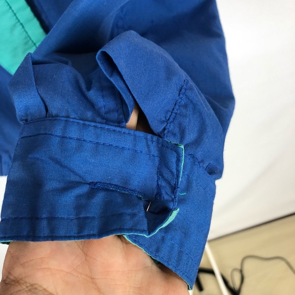 Vintage Style Windbreaker Jacket Full Zip - Picture 6 of 8